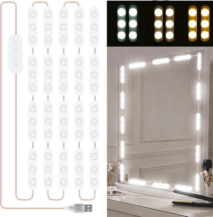 Kit d'Éclairage 10 LED pour Miroir de Maquillage Contrôle Tactile - أشرطة إضاءة مرآة الماكياج