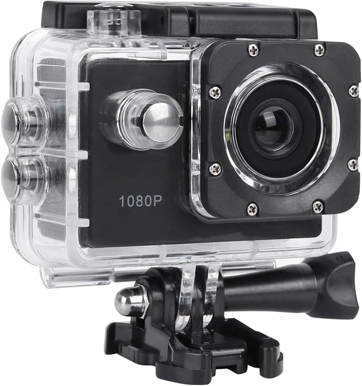 Caméra d'Action Sport Ultra HD 1080P Écran LCD Boîtier Étanche 30M Objectif Grand Angle 140° - كاميرا الحركة والرياضات الخارجية مقاومة للماء