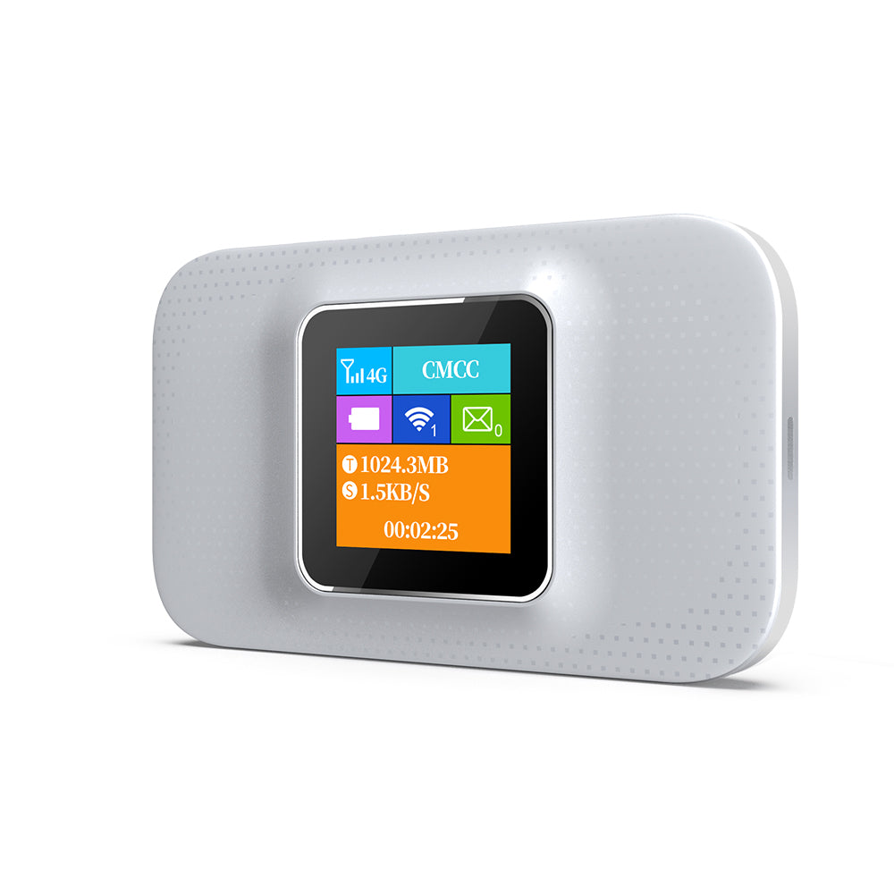 Bevot Routeur WiFi Portable 4G LTE Pocket Écran LED Couleur - مودم وجهاز واي فاي محمول بشاشة ذكية وبطارية