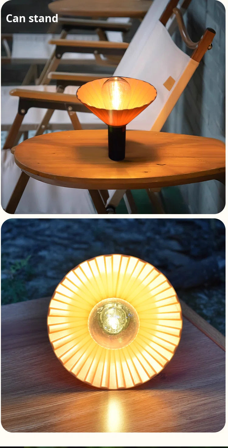 Lanterne de Camping Rechargeable 3 Niveaux de Luminosité avec Crochet de Suspension - مصباح تخييم وطوارئ قابل للشحن مع خطاف تعليق و3 مستويات إضاءة