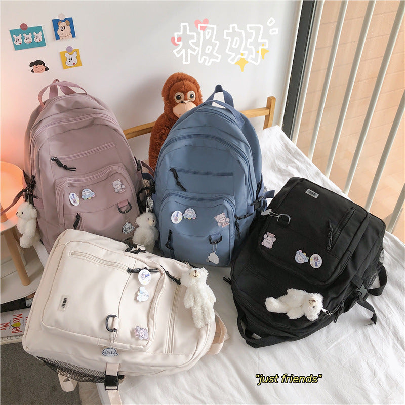 Sacs à dos Scolaire Style Décontracté Beige SACKDS05BG - حقيبة ظهر مدرسية