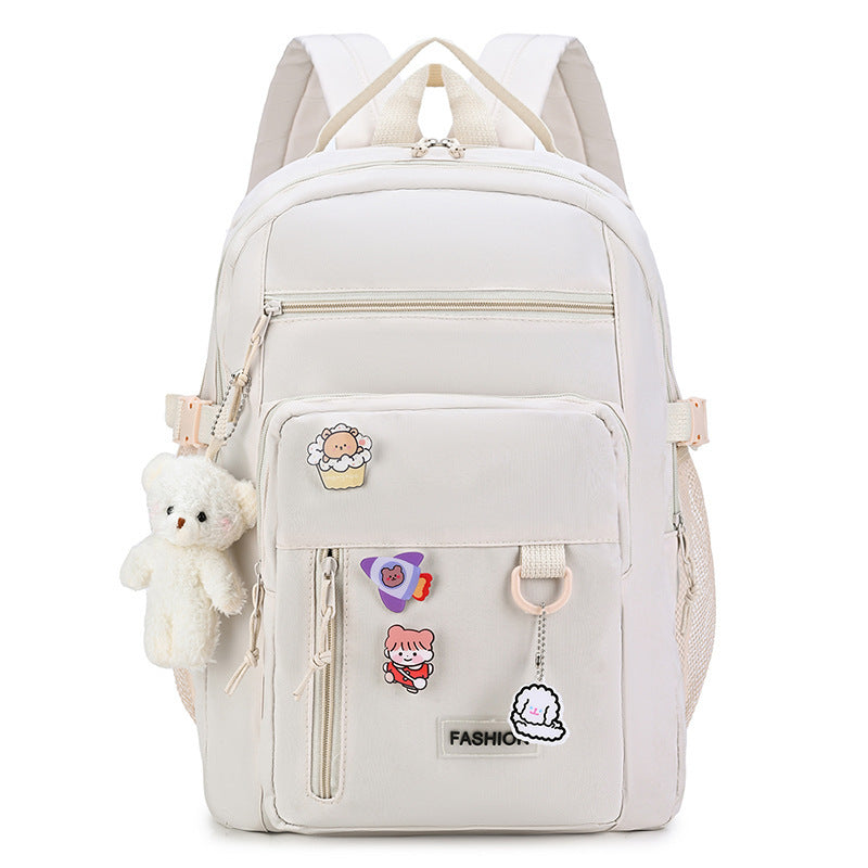 Sacs à dos Scolaire Style Décontracté Beige SACKDS05BG - حقيبة ظهر مدرسية