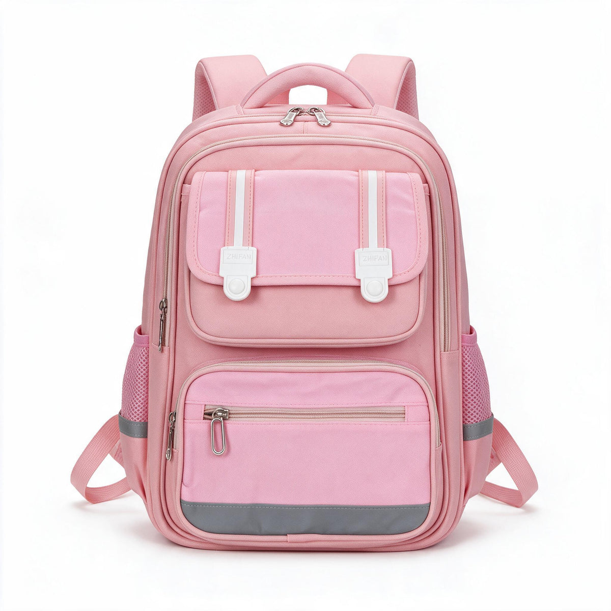 Sac à Dos Scolaire Style Kawaii Grand Volume Tissu Imperméable Rose SACKDS06RS - حقيبة مدرسية بتصميم كاوايي