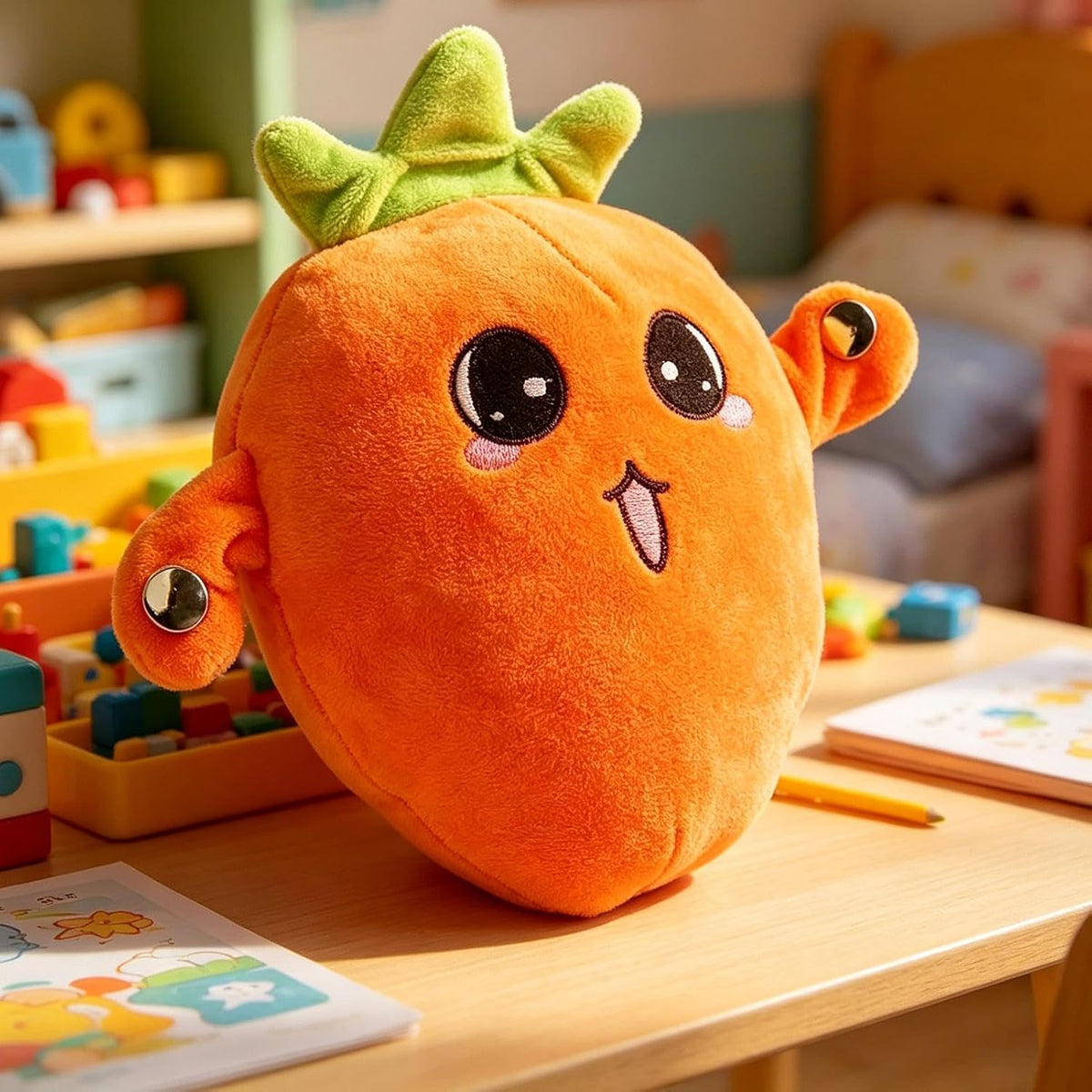 Jouet Peluche Musicale Interactive pour Enfants, Effets Sonores au Toucher - لعبة دمية تفاعلية وموسيقية للأطفال بلمس استجابي