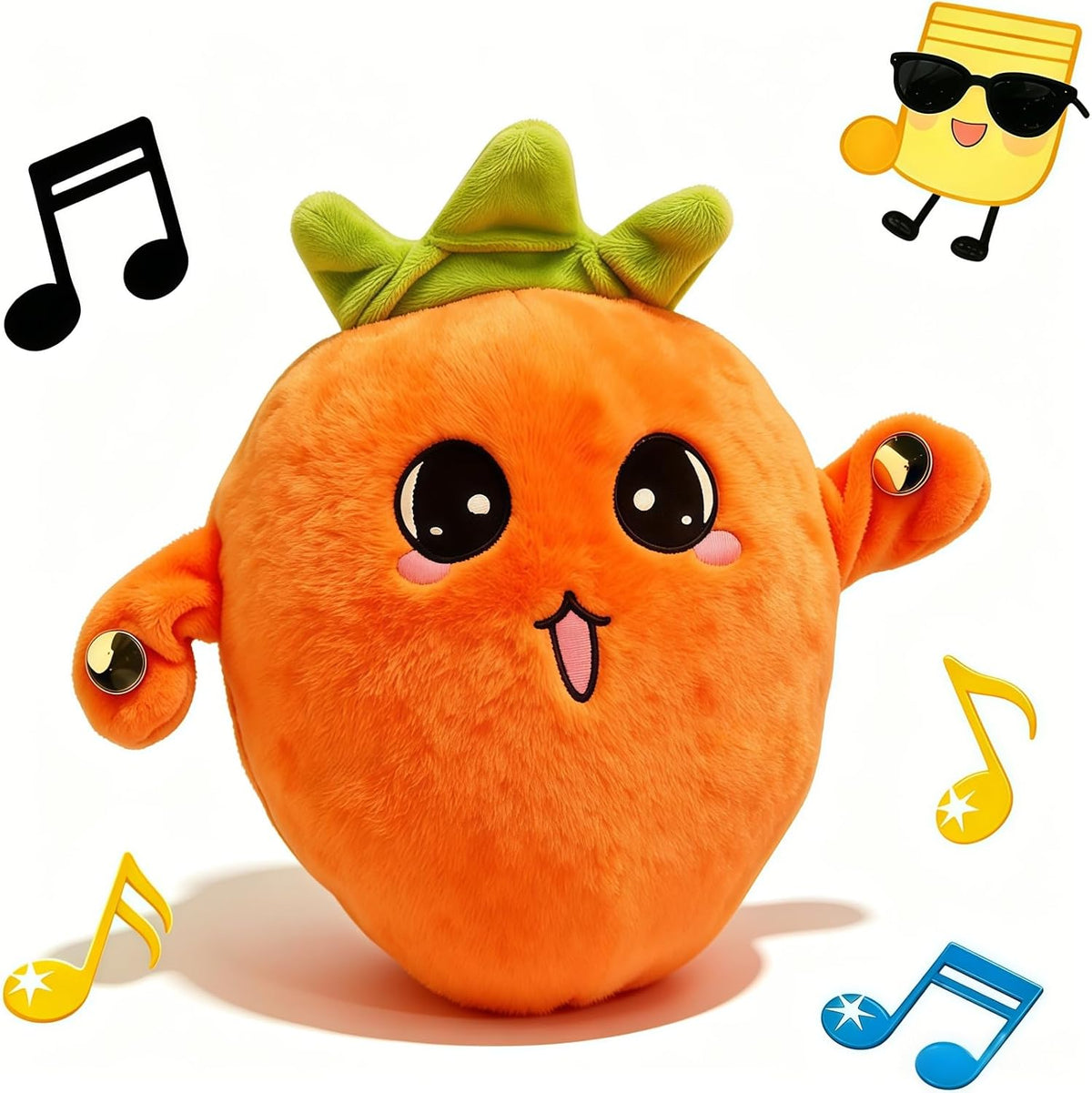 Jouet Peluche Musicale Interactive pour Enfants, Effets Sonores au Toucher - لعبة دمية تفاعلية وموسيقية للأطفال بلمس استجابي