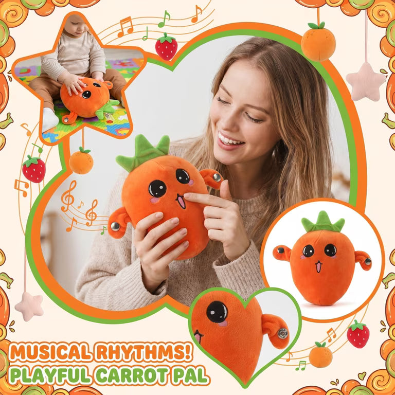 Jouet Peluche Musicale Interactive pour Enfants, Effets Sonores au Toucher - لعبة دمية تفاعلية وموسيقية للأطفال بلمس استجابي