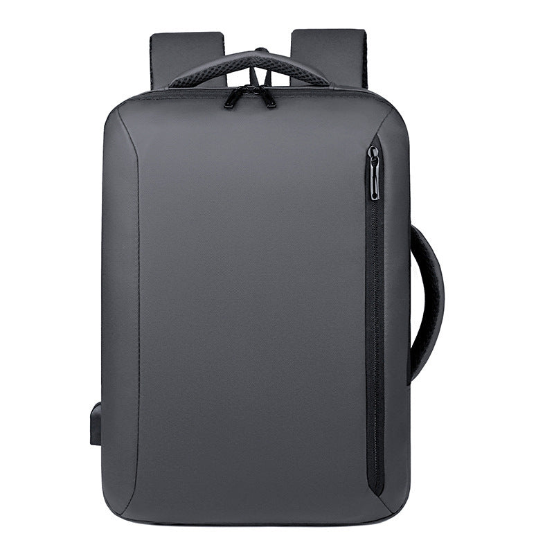 Sac à Dos Business Voyage pour Homme Convertible en Sac à Main Poche Extensible Gris SACHM01GR - حقيبة ظهر للرجال متعددة الاستخدامات للكمبيوتر المحمول