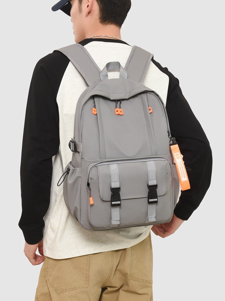 Sac à Dos Ergonomique et Imperméable Port USB Intégré Gris SACHM02G - حقيبة ظهر متعددة الوظائف للعمل والسفر مع منفذ شحن