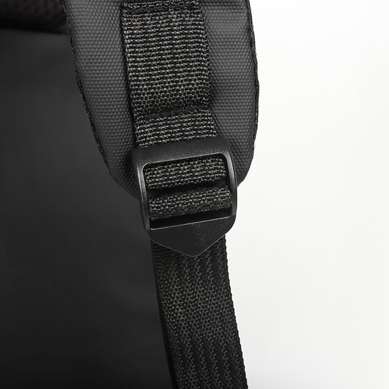 Ensemble 3 PCS sac a dos Élégant et Imperméable pour Homme Avec Port USB Noir Mat-02 - طقم حقائب رجالية أنيقة 3 في 1 مع منفذ شحن
