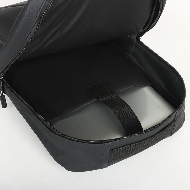 Ensemble 3 PCS sac a dos Élégant et Imperméable pour Homme Avec Port USB Noir Mat-02 - طقم حقائب رجالية أنيقة 3 في 1 مع منفذ شحن