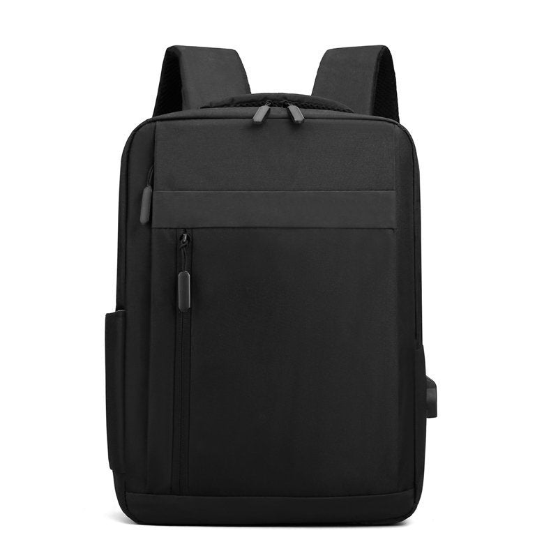 Ensemble 3 PCS sac a dos Élégant et Imperméable pour Homme Avec Port USB Noir Mat-02 - طقم حقائب رجالية أنيقة 3 في 1 مع منفذ شحن