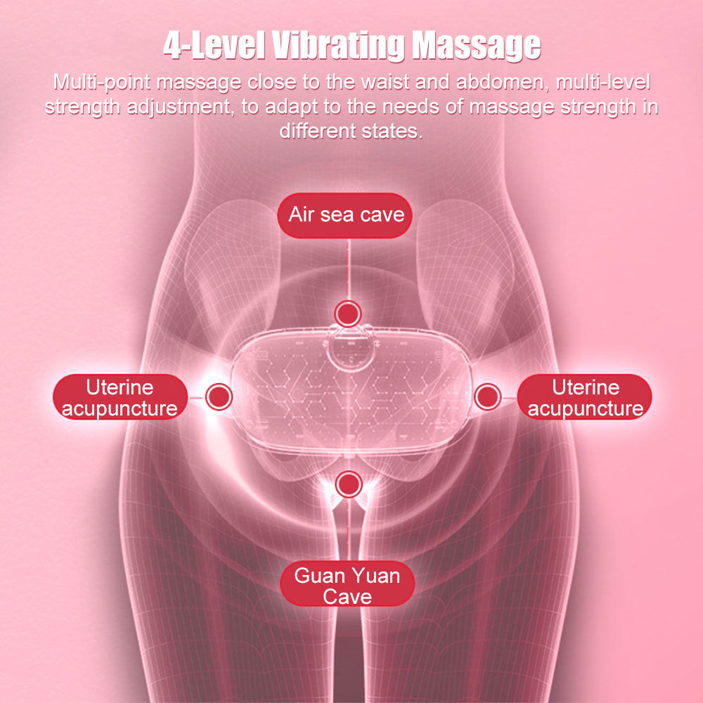 Coussin chauffant Portable menstruel pour soulagement de la douleur femme حزام هزاز ساخن لتسكين آلام الدورة الشهرية