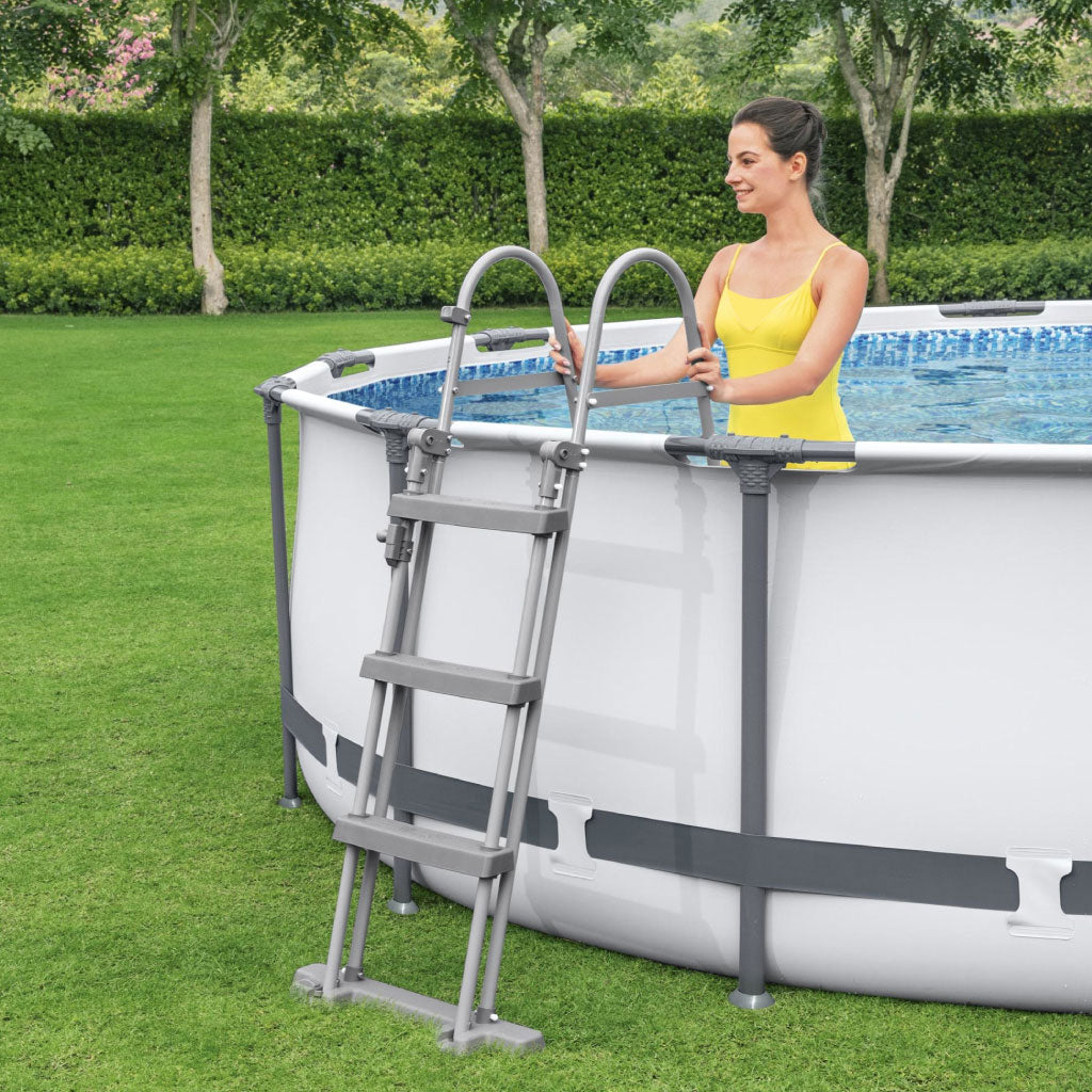 Steel Pro Max™ Piscine Ronde Avec Pompe Filtrante et Echelle 366x10cm Bestway