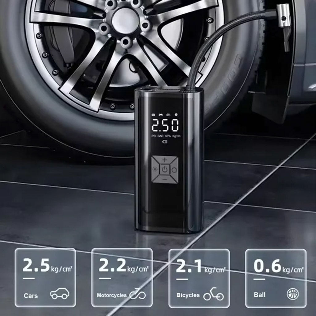 Compresseur d’Air Portatif Digital pour Voiture 12V 150psi – جهاز نفخ العجلات