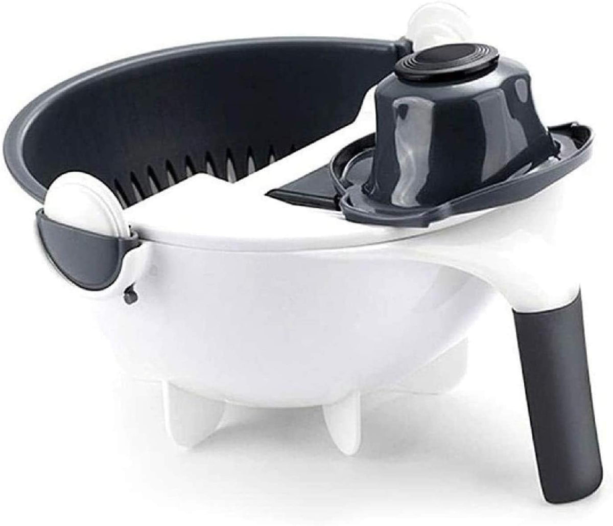 Pot Coupe-Légumes 9in1 Multifonction Avec Panier De Vidange + Éplucheur V2