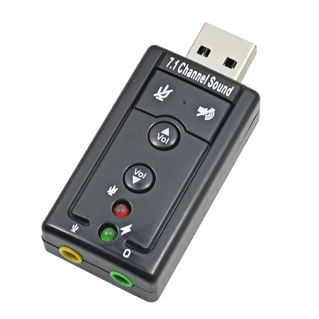 Adaptateur De Carte Son USB À 3D Audio Virtual 7,1 Channel