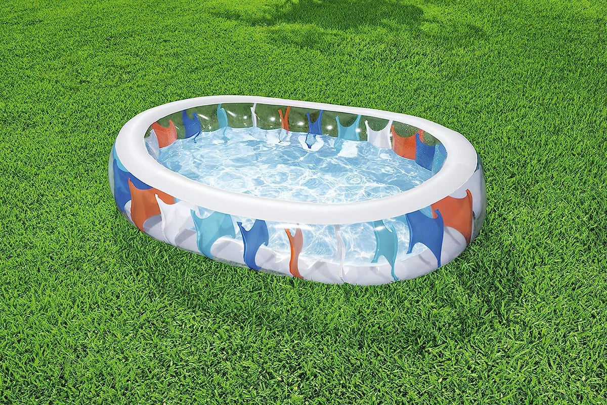Piscine Elliptique Gonflable Familiale Bestway 54066