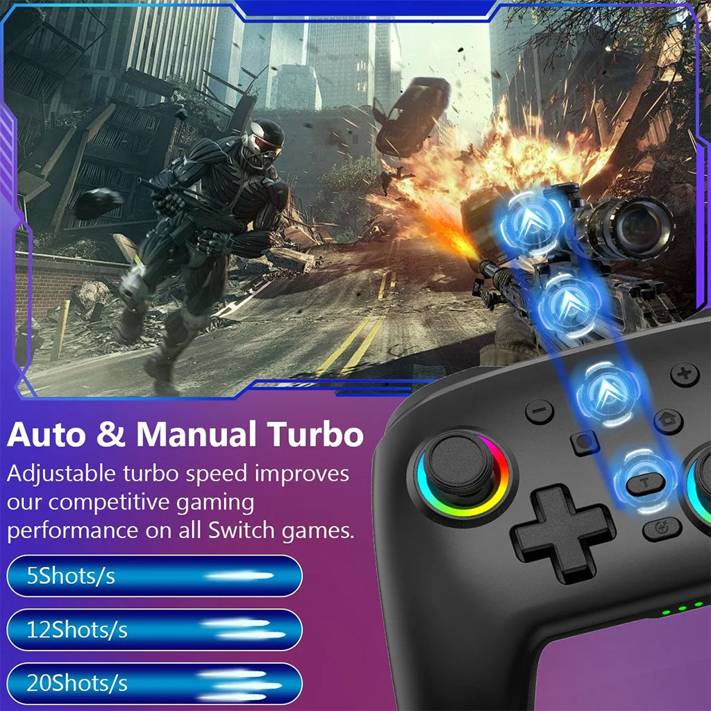 Manette de jeu sans fil pour Multi-plateformes PC/Nintendo/IOS/Android S08