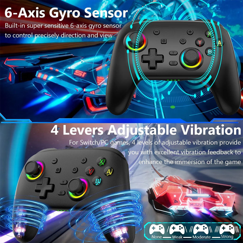 Manette de jeu sans fil pour Multi-plateformes PC/Nintendo/IOS/Android S08