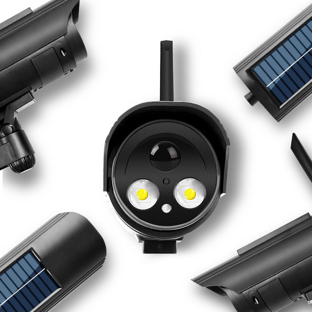 Fausse Caméra et Lampe solaire avec suivi de mouvement