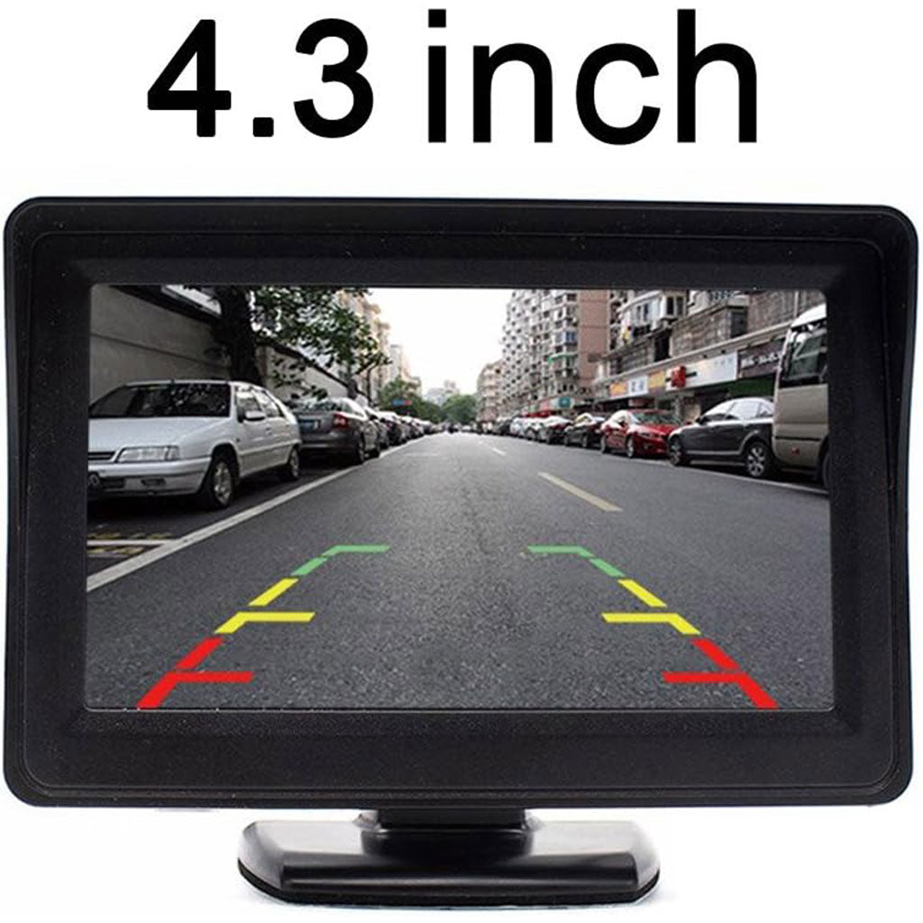 Moniteur de vue numérique de voiture TFT LCD 4,3 pour caméra de recul