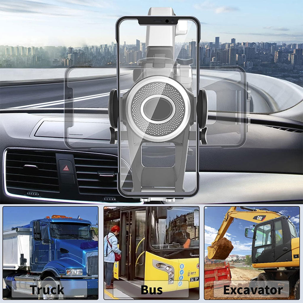 Support Téléphone Voiture 360° Ventouse &amp; Bras Réglable – حامل هاتف في السيارة