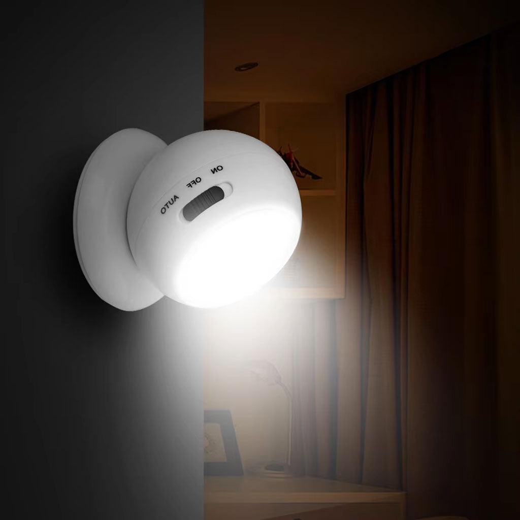 Lampe COB à détecteur de mouvement portable à 360 °