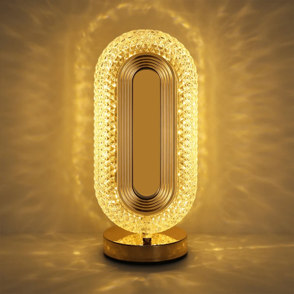 Lampe de table décorative LED forme œil d'étoile (1 pièce)