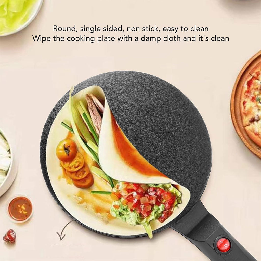 Machine à crêpes électrique longue et ronde – جهاز تحضير الكريب