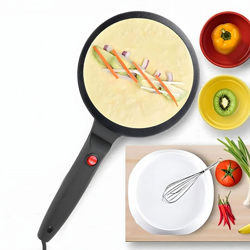 Machine à crêpes électrique longue et ronde – جهاز تحضير الكريب