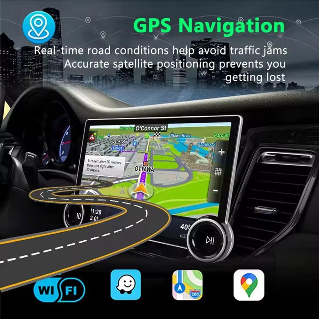 Diamond 2K Tablette de voiture Android 64GB compatible Apple CarPlay Android Auto – شاشة ذكية للسيارة