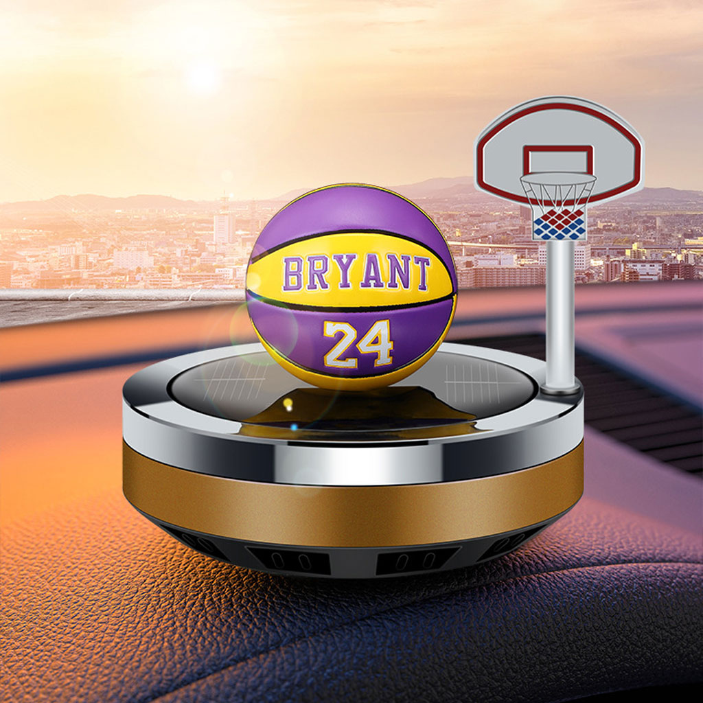 Purificateur d’air rotatif solaire en forme de Basketball pour voiture
