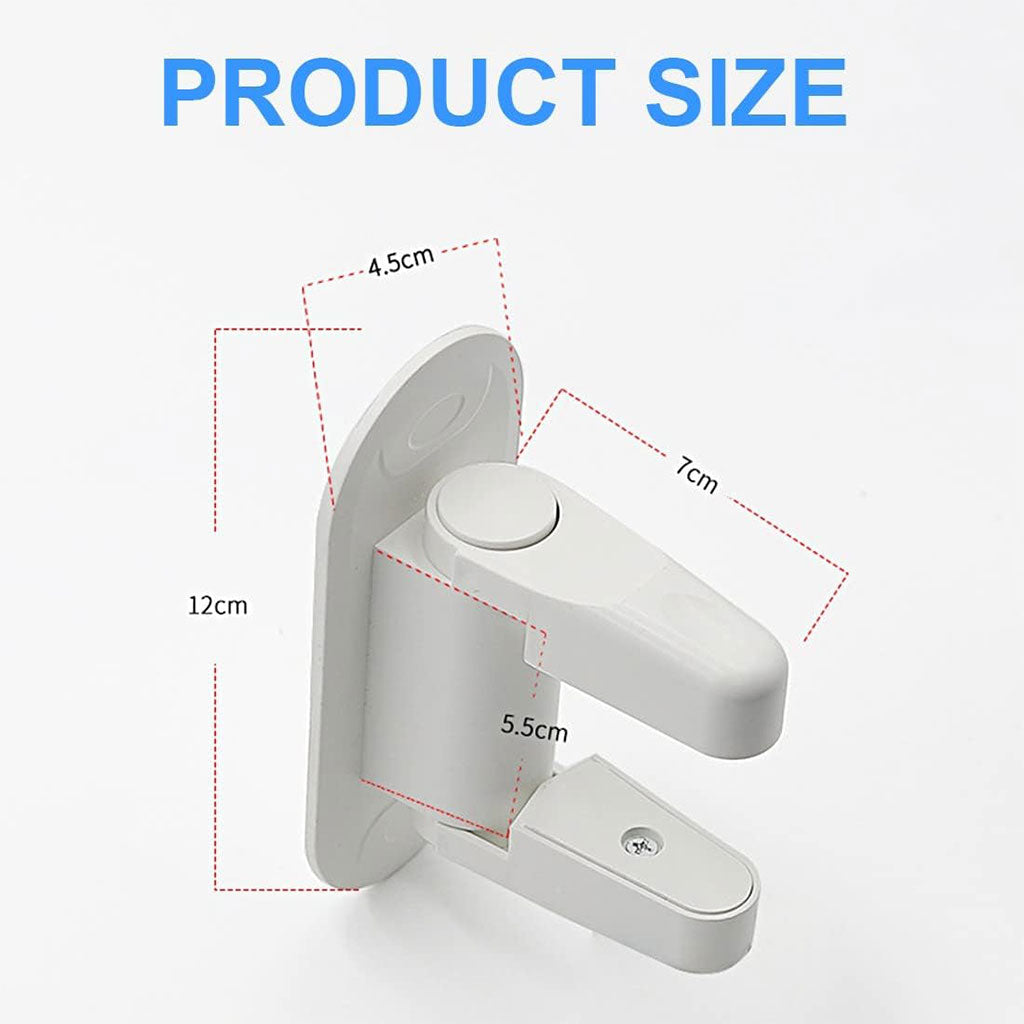 Serrure Anti-Overture Bloque-portes et Fenêtres pour Enfants 3Pcs