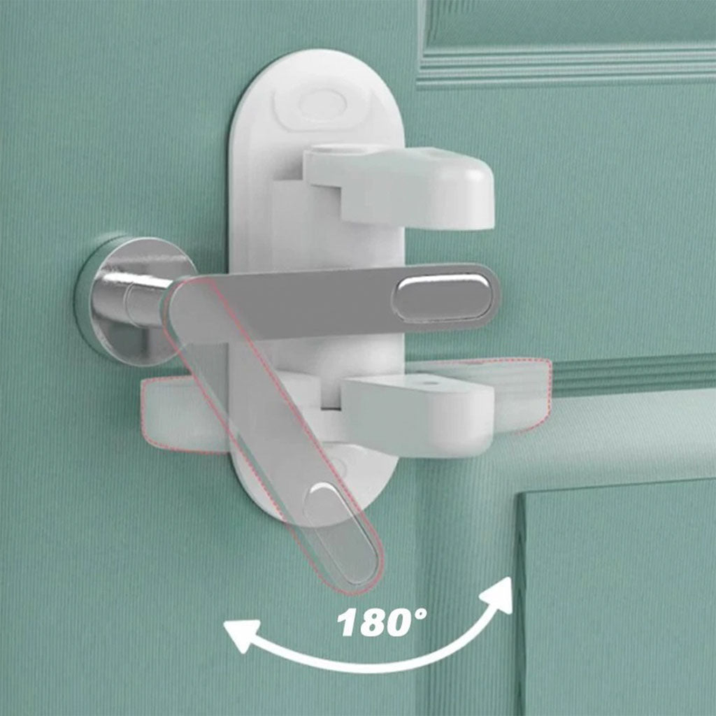 Serrure Anti-Overture Bloque-portes et Fenêtres pour Enfants 3Pcs