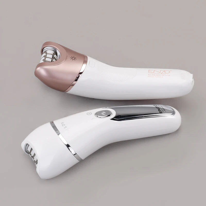 Épilateur sans fil Enzo Wet &amp; Dry avec 10 accessoires – مزيل شعر للنساء