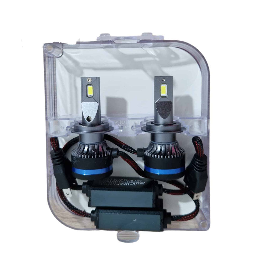 Kit Lampe de phare LED H4 6500K-16000LM Ultra Puissant – مصابيح إضاءة أمامية للسيارات