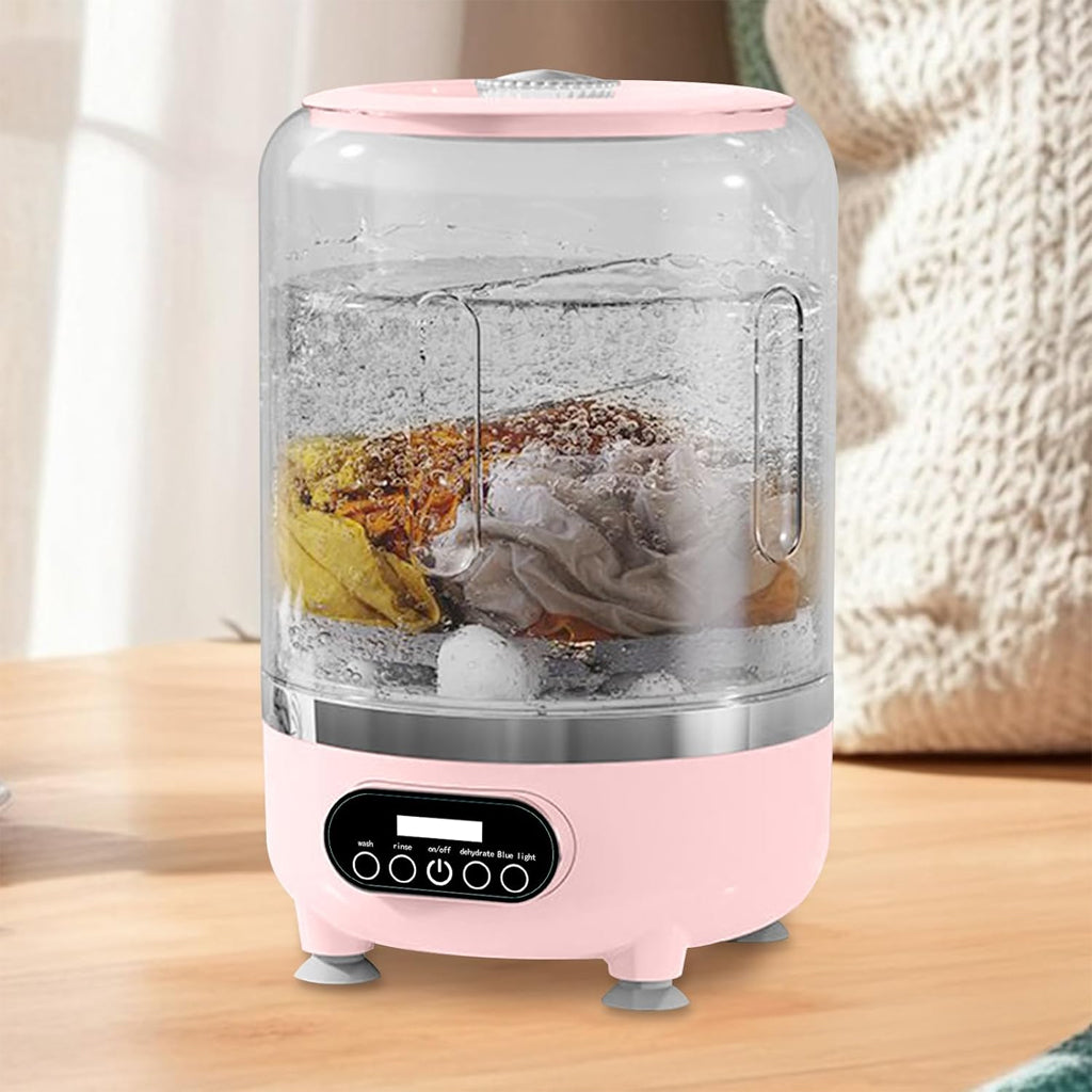 Machine à laver 3L Portable pour sous-vêtements avec lumière bleue – غسالة ملابس محمولة