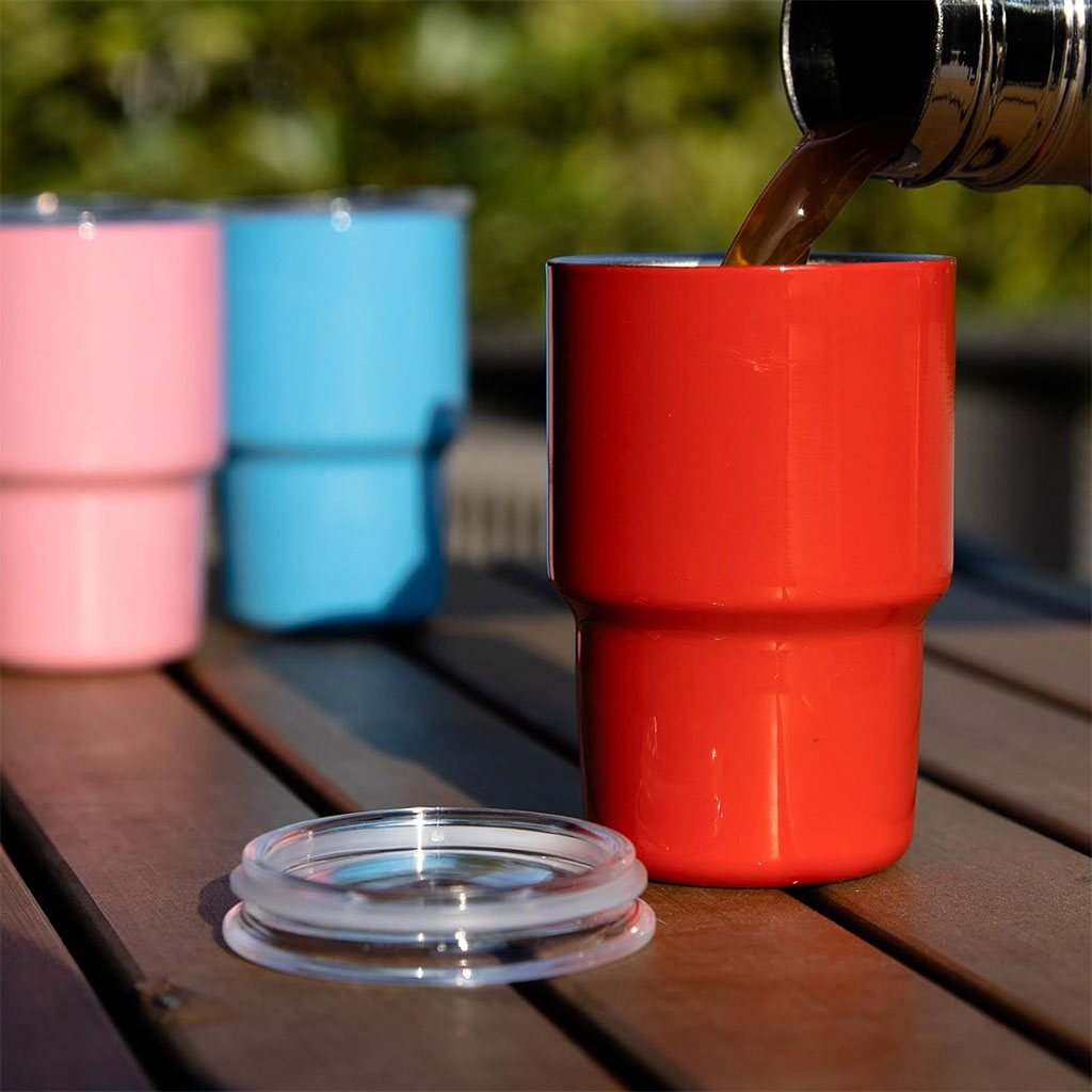 Gobelet à café et boissons chauds portable en acier inoxydable de 85 ml 1Pcs