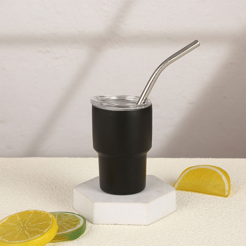 Gobelet à café et boissons chauds portable en acier inoxydable de 85 ml 1Pcs