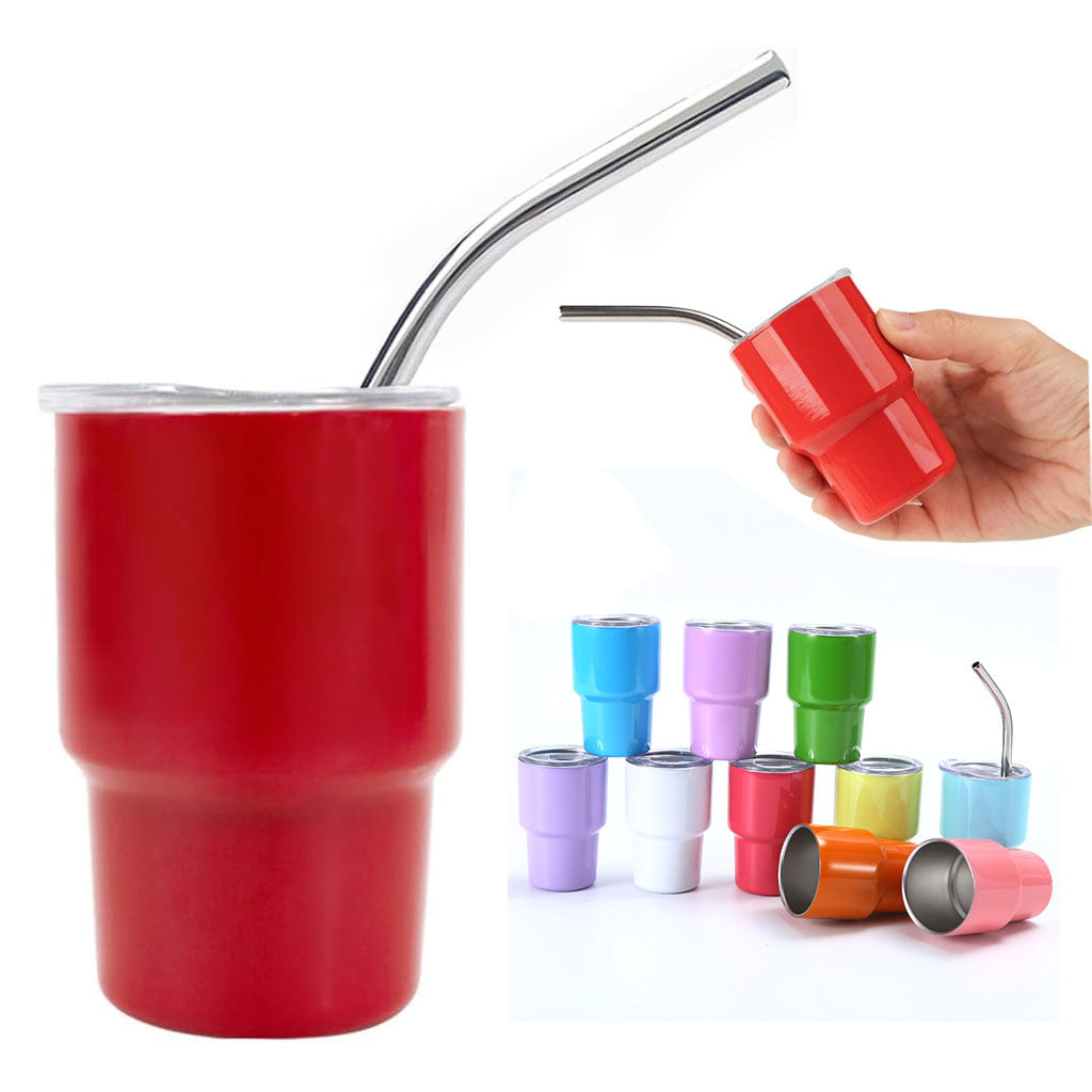 Gobelet à café et boissons chauds portable en acier inoxydable de 85 ml 1Pcs