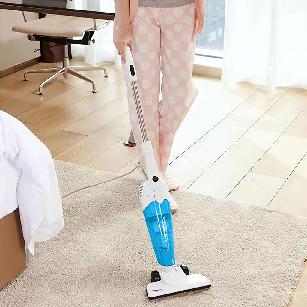 Balai Aspirateur Multismart 500W/14Kpa 2en1avec Filtre de Haute efficacité et 9 Têtes de Rechange – مكنسة كهربائية منزلية بعدة رؤوس