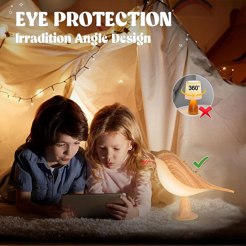Lampe De Chevet Design Oiseau Rechargeable avec 3 Modes Dimmable – مصباح ديكور على شكل عصفور