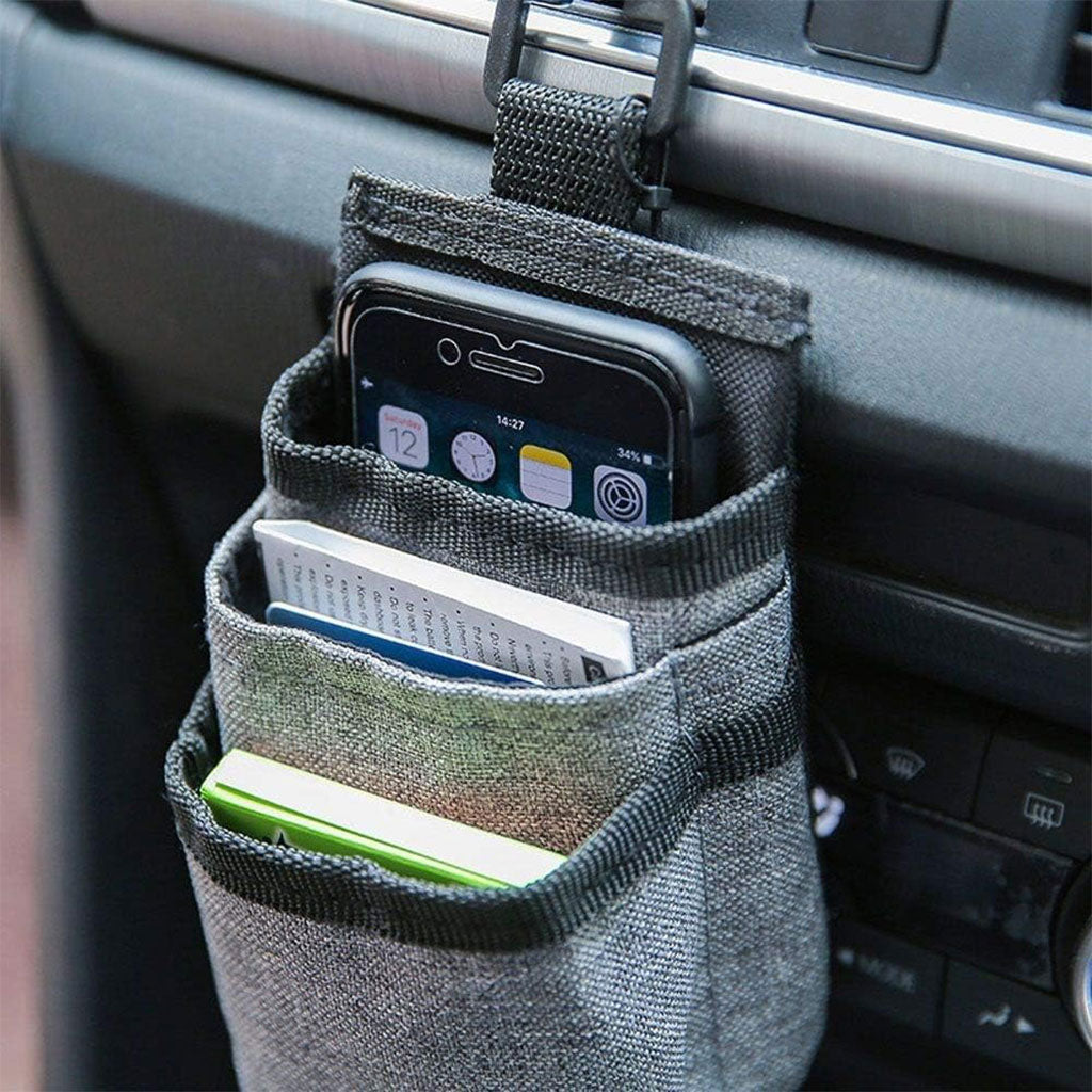 Organiseur de poche pour grille d’aération de voiture – منظم أغراض في السيارة