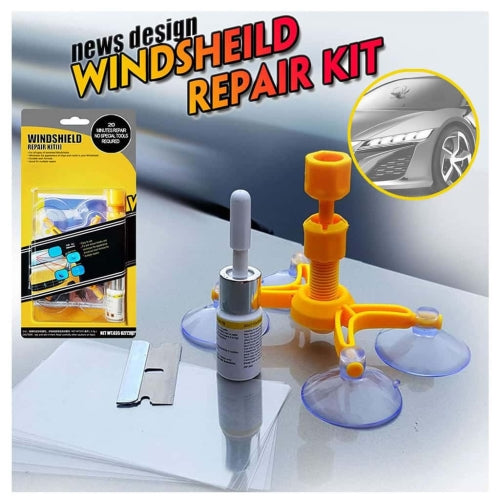 Kit de réparation de verre fissuré pare-brise de voiture