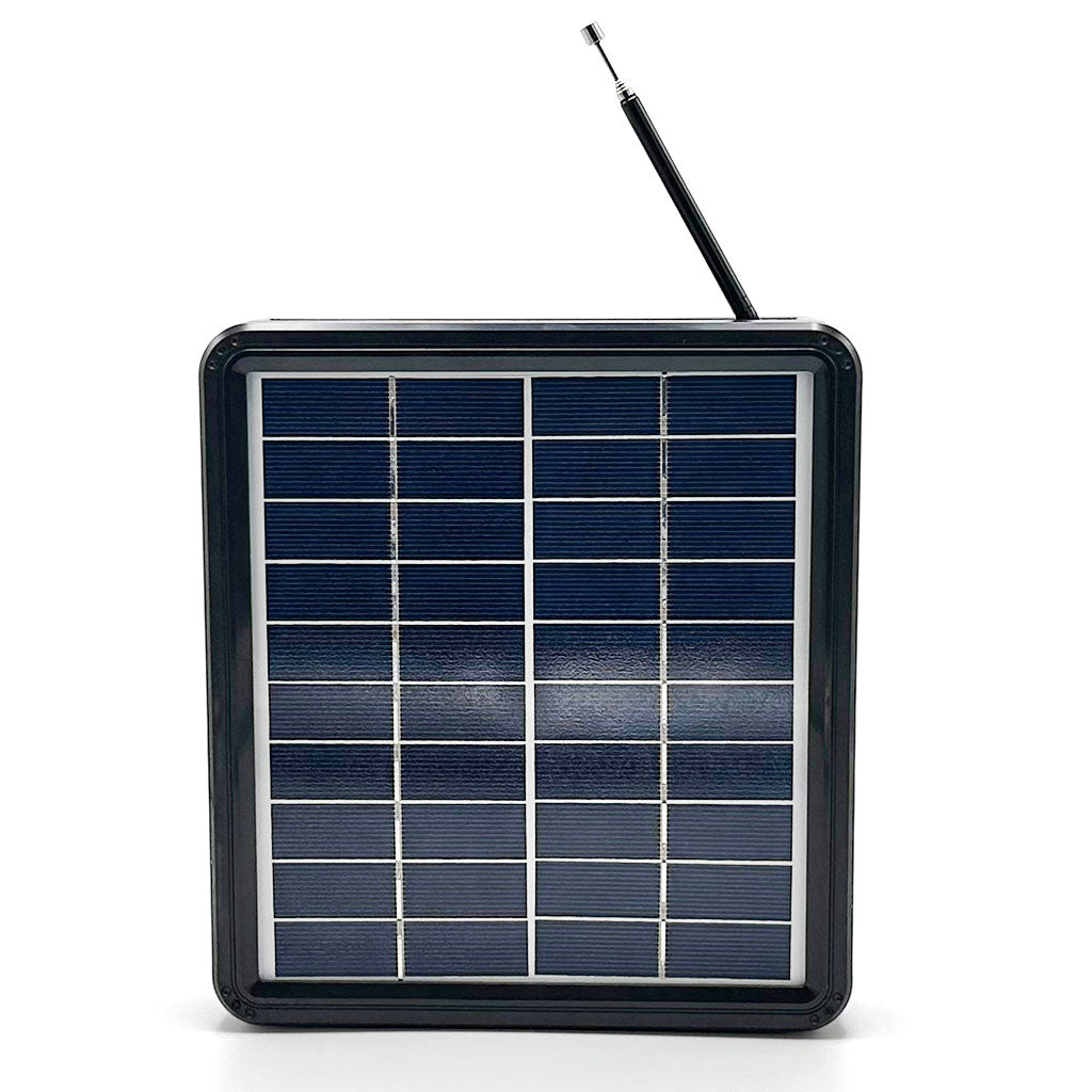 💡 لمبة شمسية متعددة الاستعمالات RX-1066BT – ضو + راديو FM + بلوتوث + USB + باوربانك