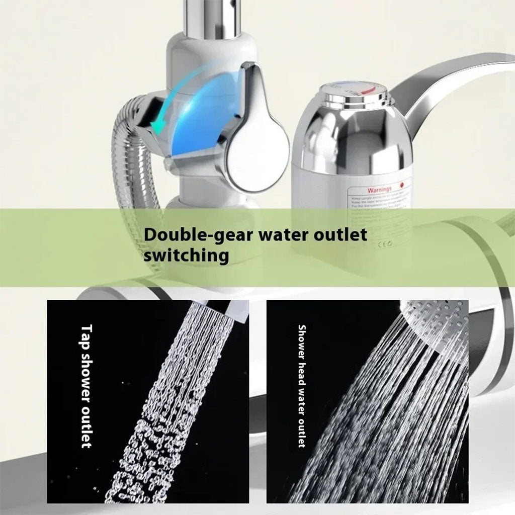 Robinet chauffant électrique avec douchette pour salle de bain – سخان مياه سريع للحمام