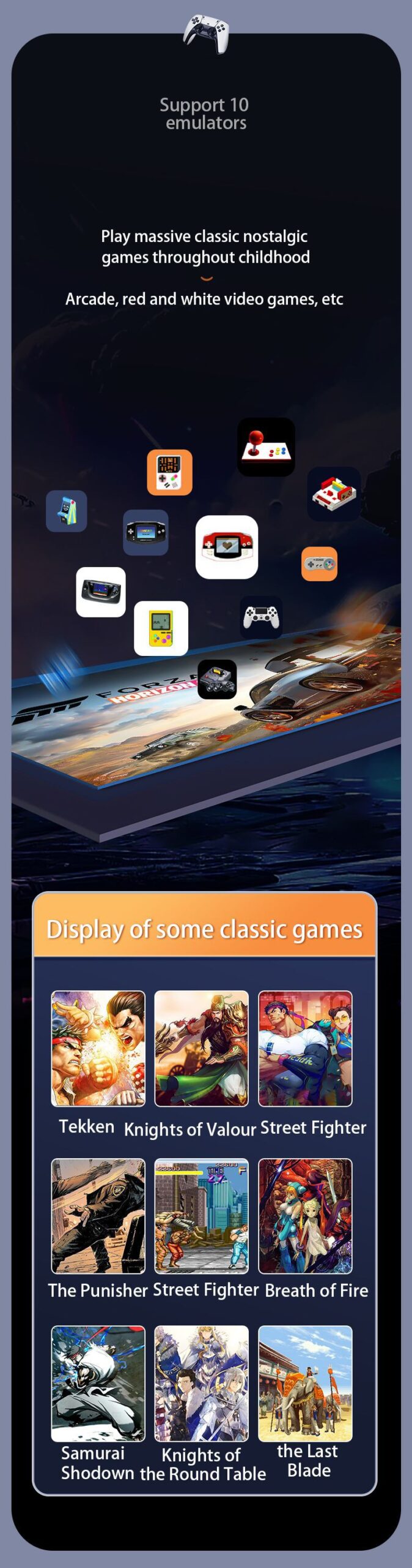 Console de jeu vidéo M8 Pro Game Stick, 4K HDMI HD, 2.4G, manette sans fil pour PS1, David, GB, GBA, arcade, console de jeu TV rétro, plus de 20000 jeux