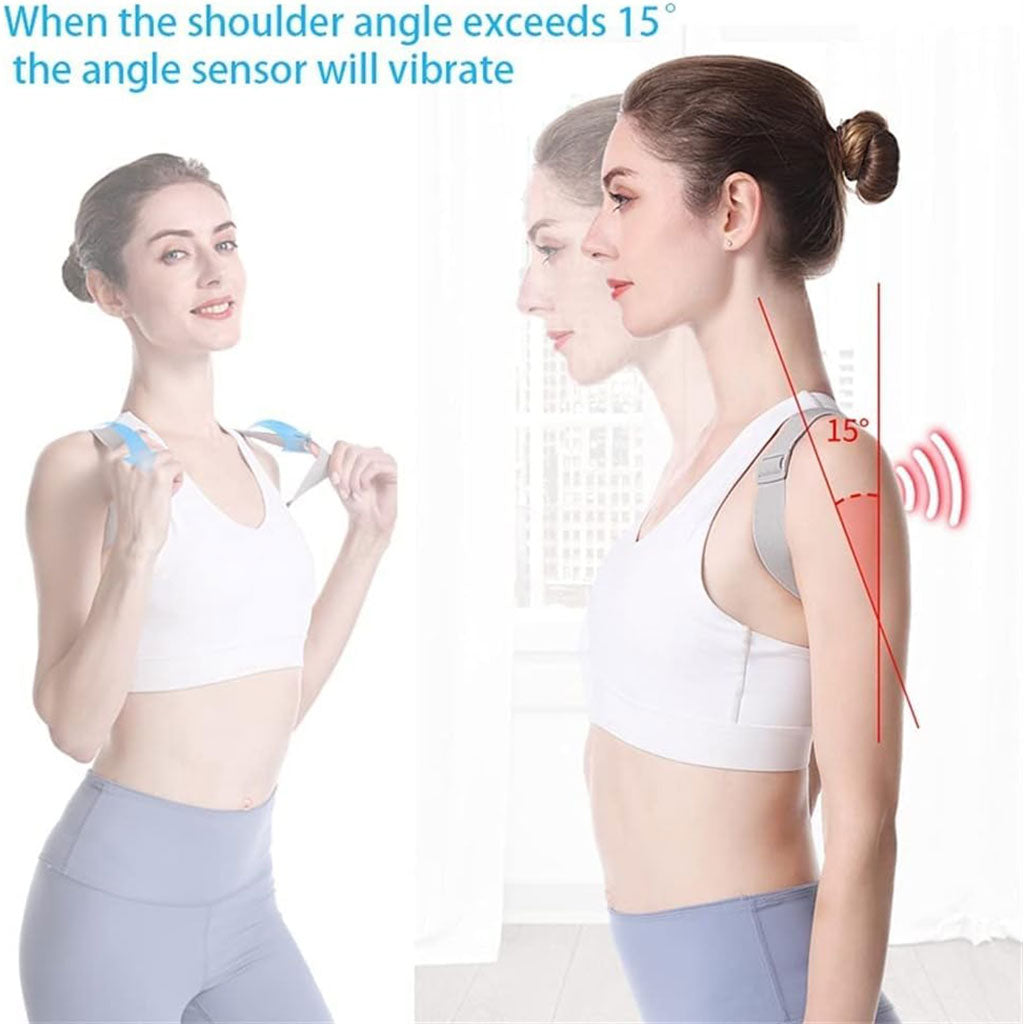 Ceinture de Correction de Posture Intelligente avec Vibration – حزام تصحيح وضعية الظهر