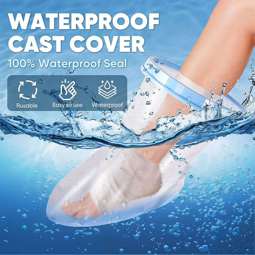 Housse de plâtre imperméable pour la douche protection demi pied adulte – غطاء عازل للمياه للرجل المكسورة