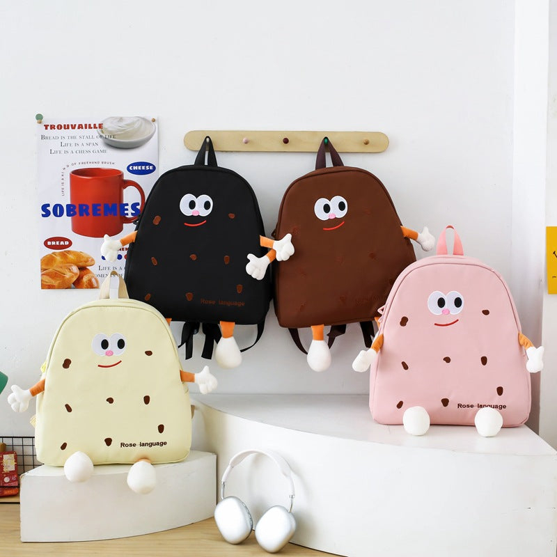 Ensemble de sacs d’école Kawai pour adolescents 3Pcs Language Noir – محفظة 3 قطع كاواي أسود